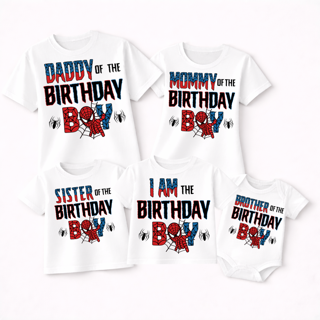 Birthday Boy Family Matching Shirt – Custom Family Birthday Party Shirts