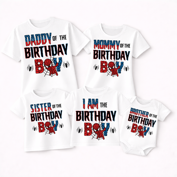 Birthday Boy Family Matching Shirt – Custom Family Birthday Party Shirts