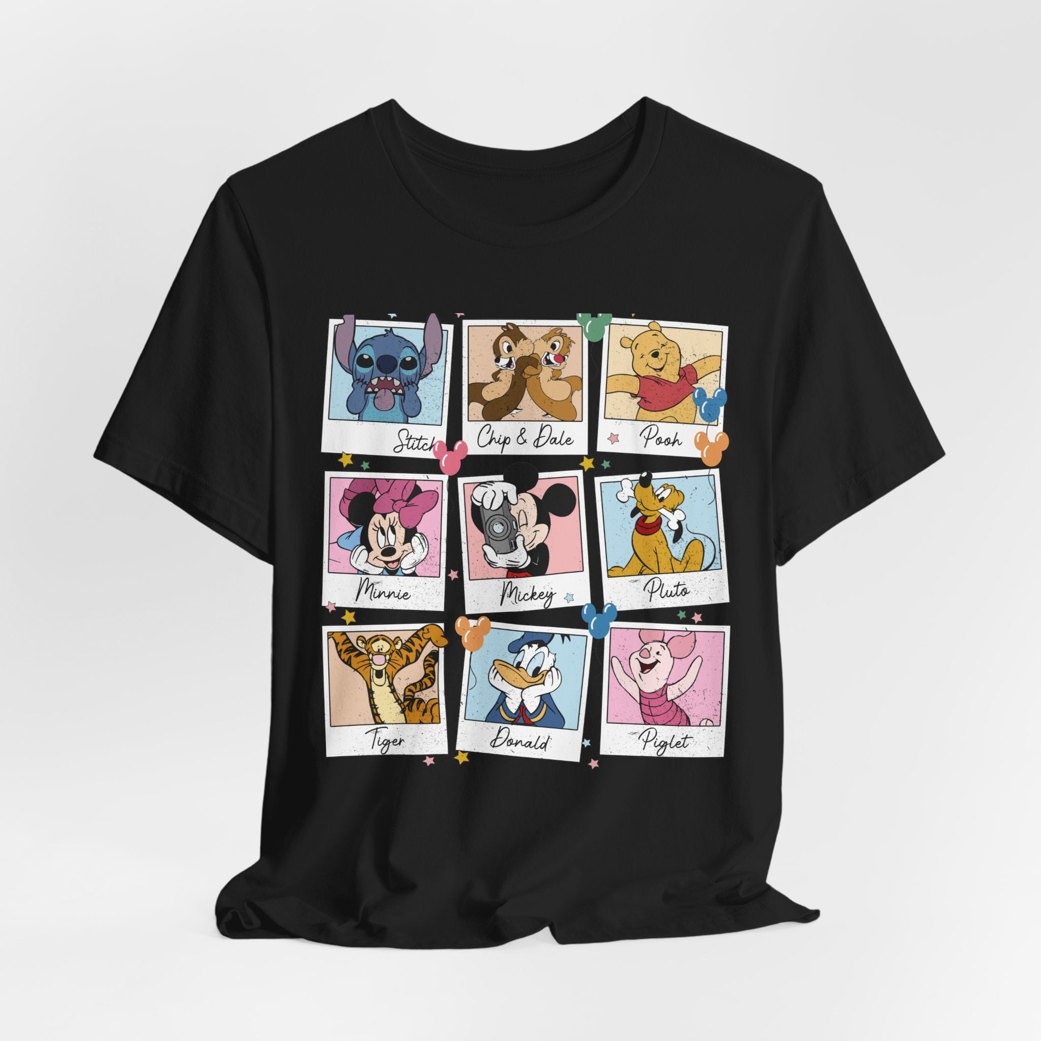 Custom Disney-Inspired Character T-Shirt  Vintage Cartoon Tee  Mickey & Friends, Princess, Toy Story, Pooh & More  Family Matching Disney Trip Shirts