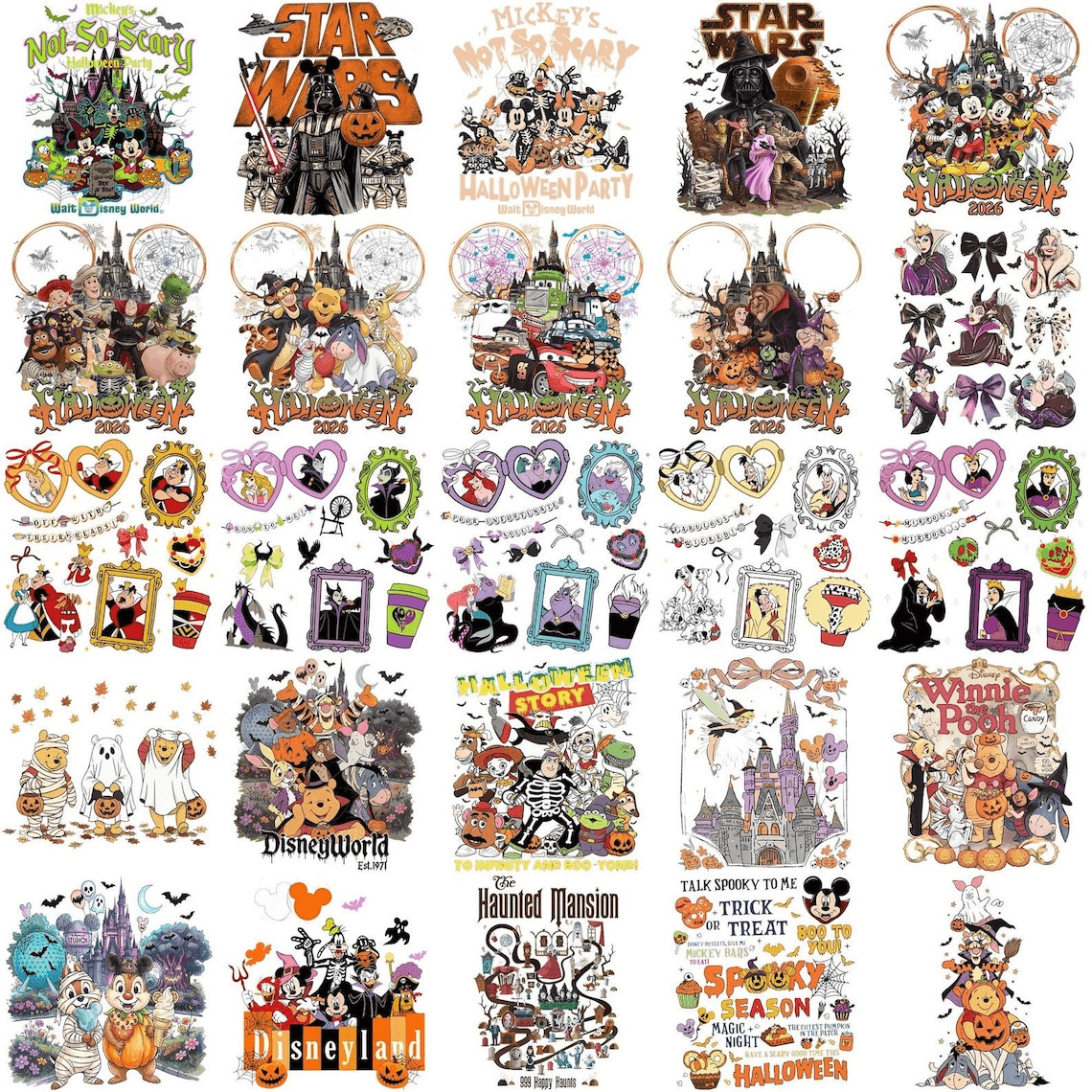 Custom Disney Halloween Shirts 2026 | Matching Family Halloween T-Shirts