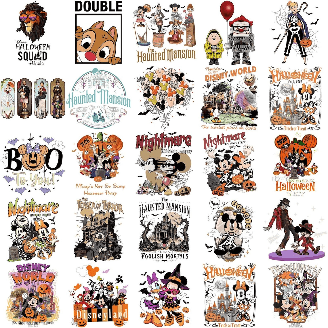 Custom Disney Halloween Shirts 2026 | Matching Family Halloween T-Shirts