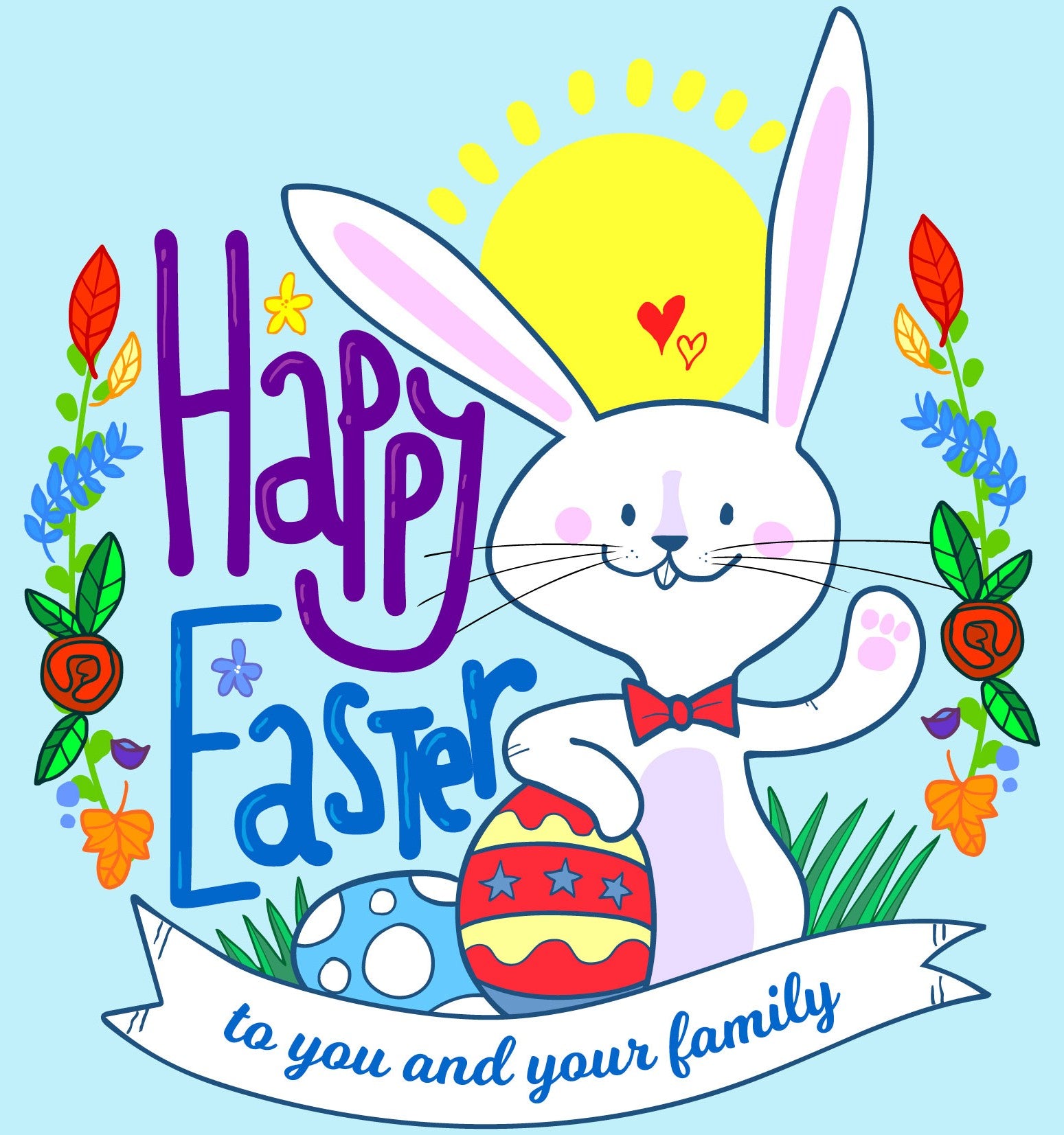 Custom Easter Matching Family Shirts, Bunny Rabbit Easter T-Shirt, Personalized Easter Outfit for Kids & Adults, Cute Spring Family Matching Tees