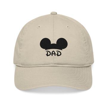 Dad Disney Hat For Adults | Embroidery Organic Baseball Cap 