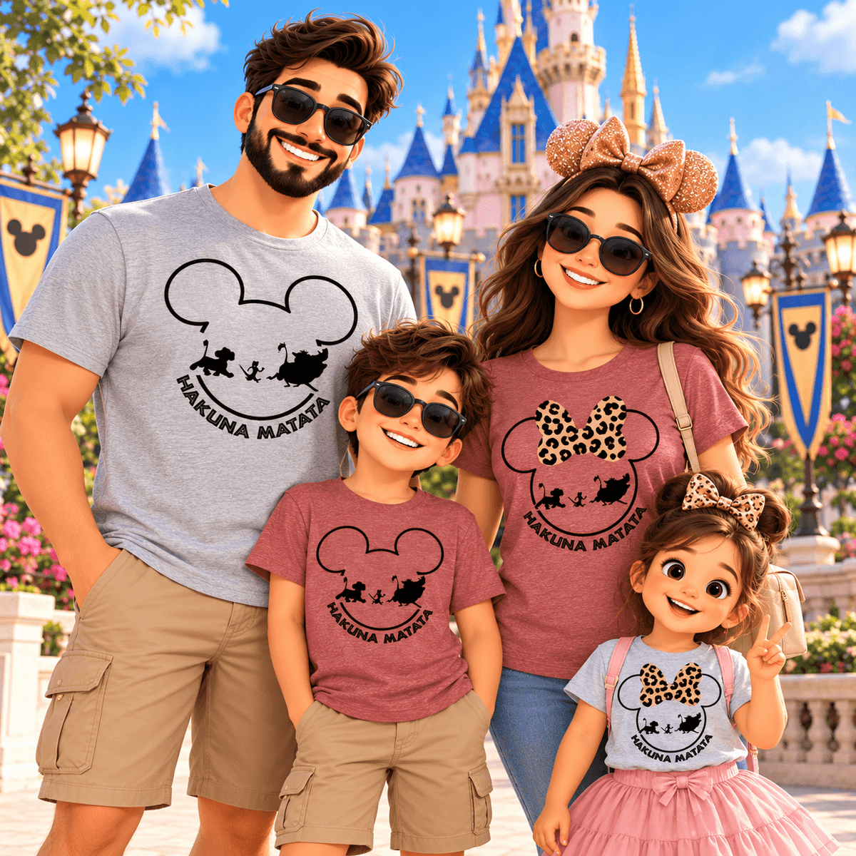  Disney Animal Kingdom Hakuna Matata Shirts
