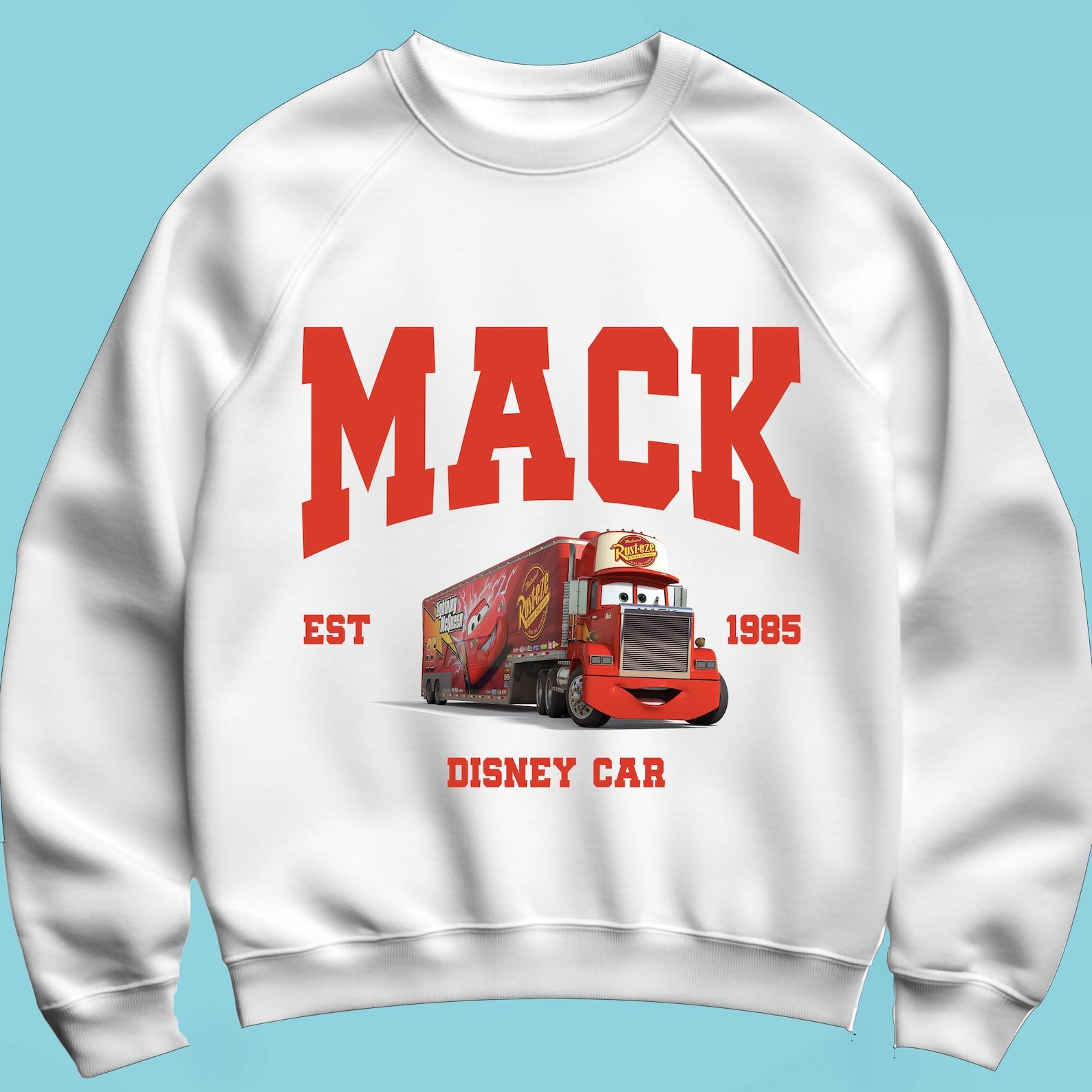 Disney Lightning McQueen Shirt | Cars Character Names T-Shirt for Kids & Adults