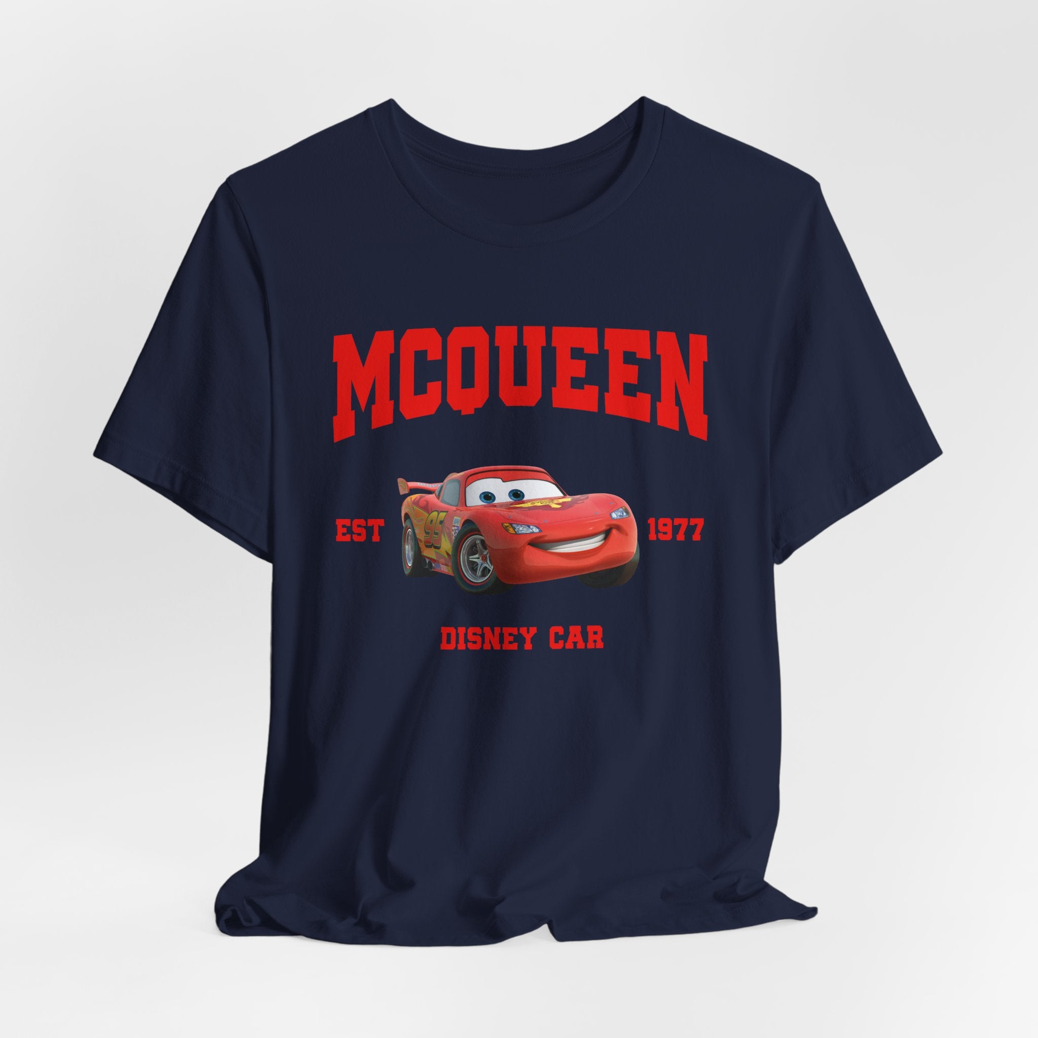 Disney Lightning McQueen Shirt | Cars Character Names T-Shirt for Kids & Adults