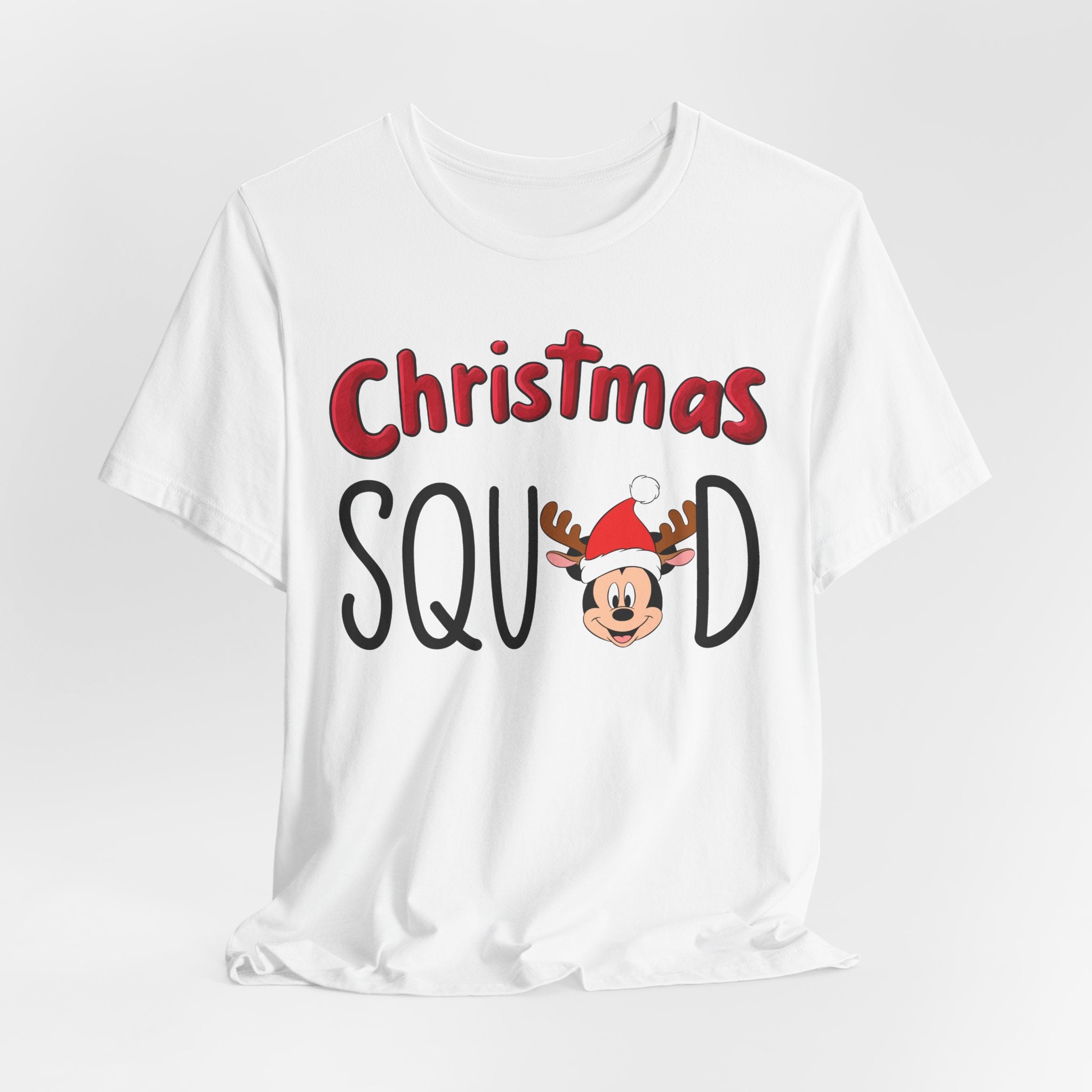 Disney Christmas Squad Matching Shirt | Mickey and Friends Holiday Tee | Personalized Disney Family Christmas Shirt | Custom Name Xmas Vacation Outfit