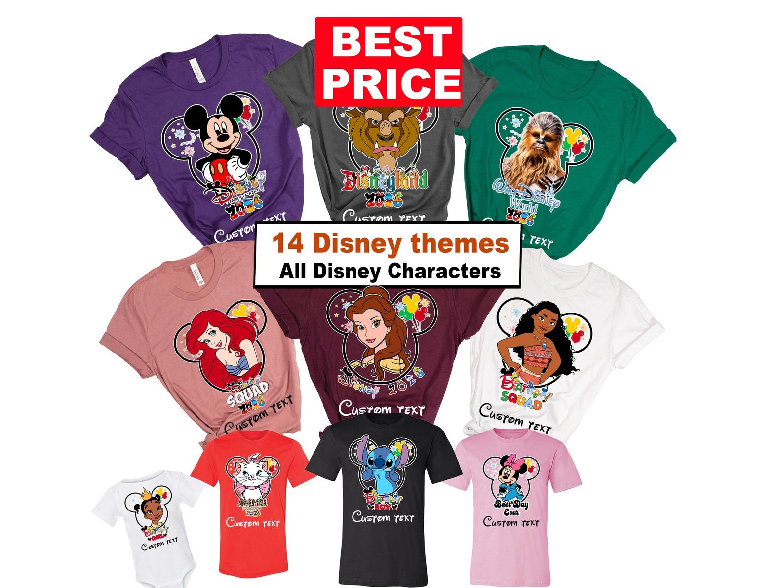 Disney Family Shirts 2026 – Matching Disney Vacation & Disney World Trip Shirts