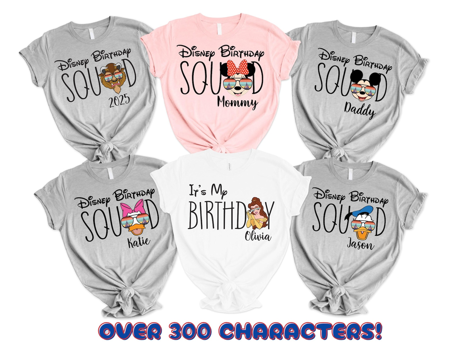 Disney Birthday Squad Shirts
