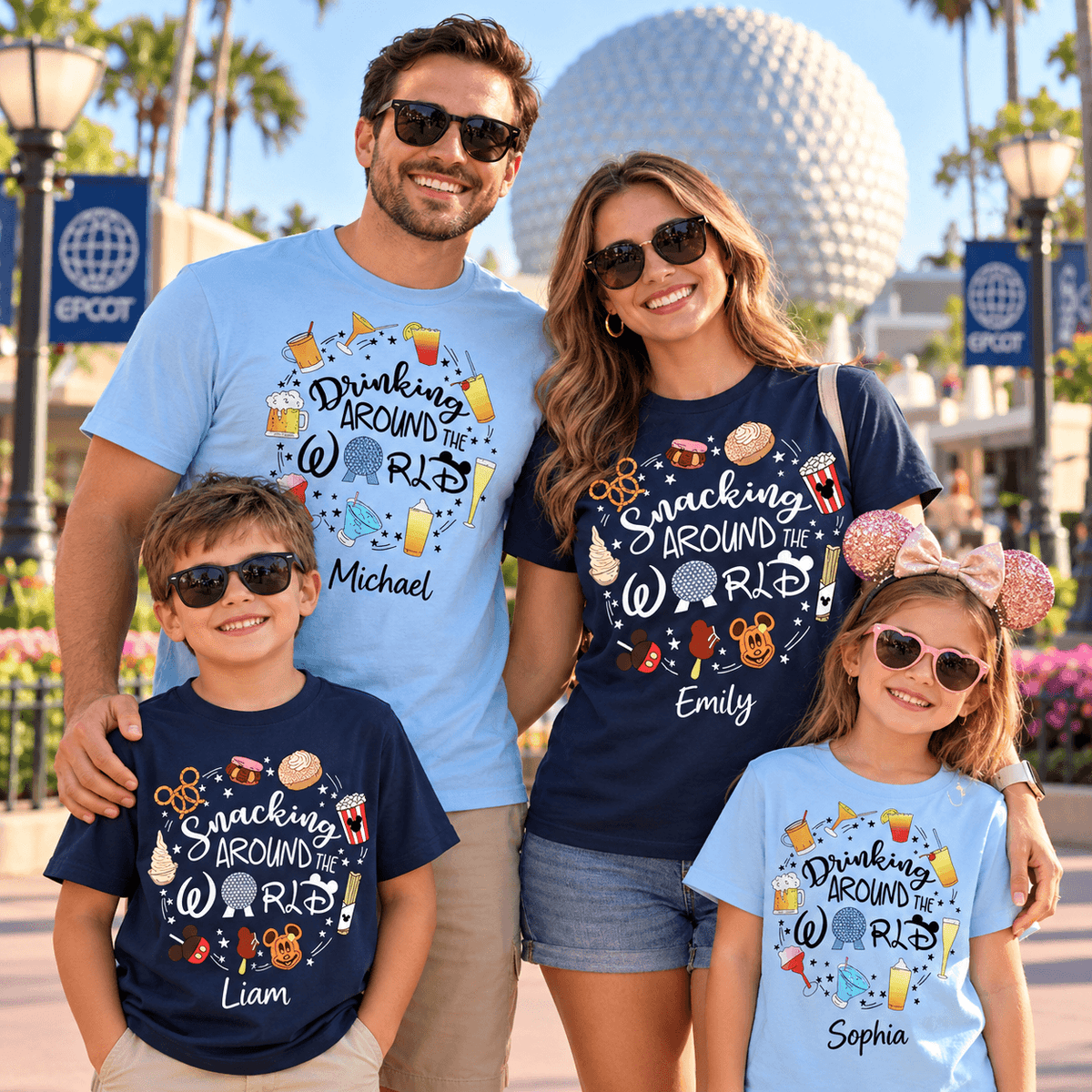 Drinking & Snacking Around the World EPCOT Shirts 2026