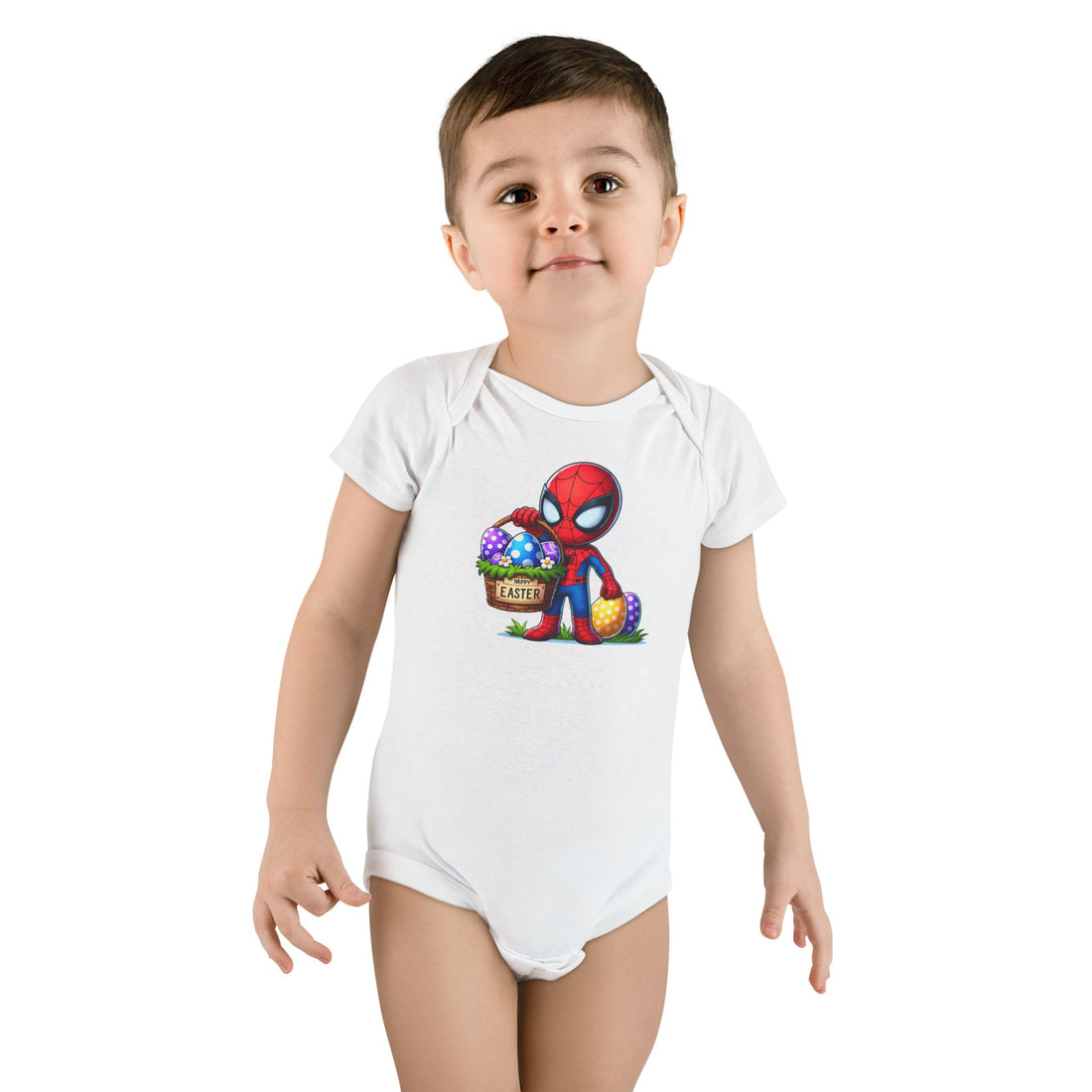 Easter Spider-Man Shirt for Kids – Cute Superhero Easter Bunny T-Shirt for Boys