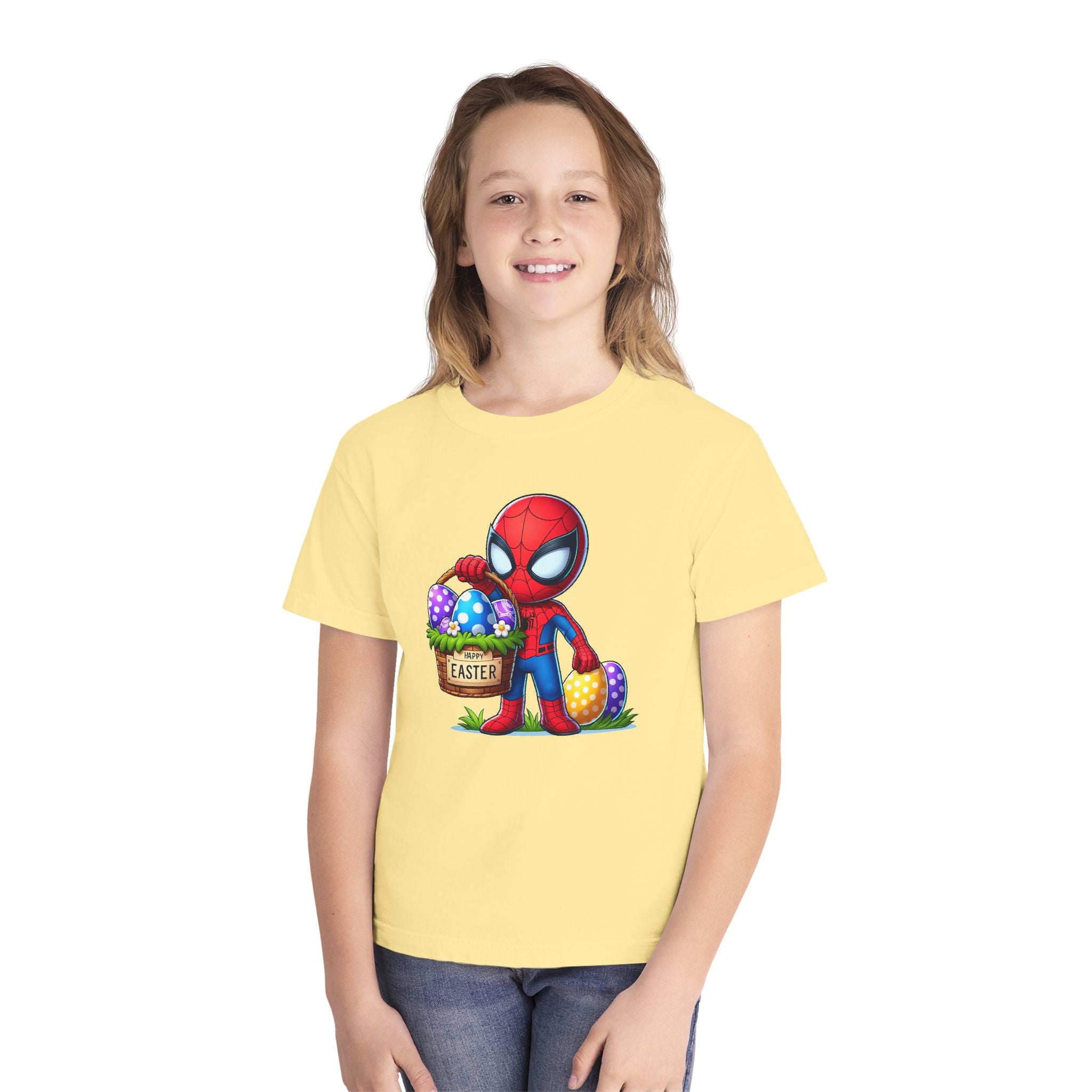 Easter Spider-Man Shirt for Kids – Cute Superhero Easter Bunny T-Shirt for Boys