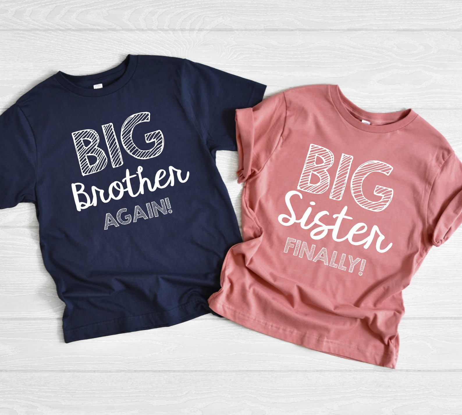 Family Matching Shirt | Big Sister, Big Brother, Little Brother, Little Sister, Dad, Mom