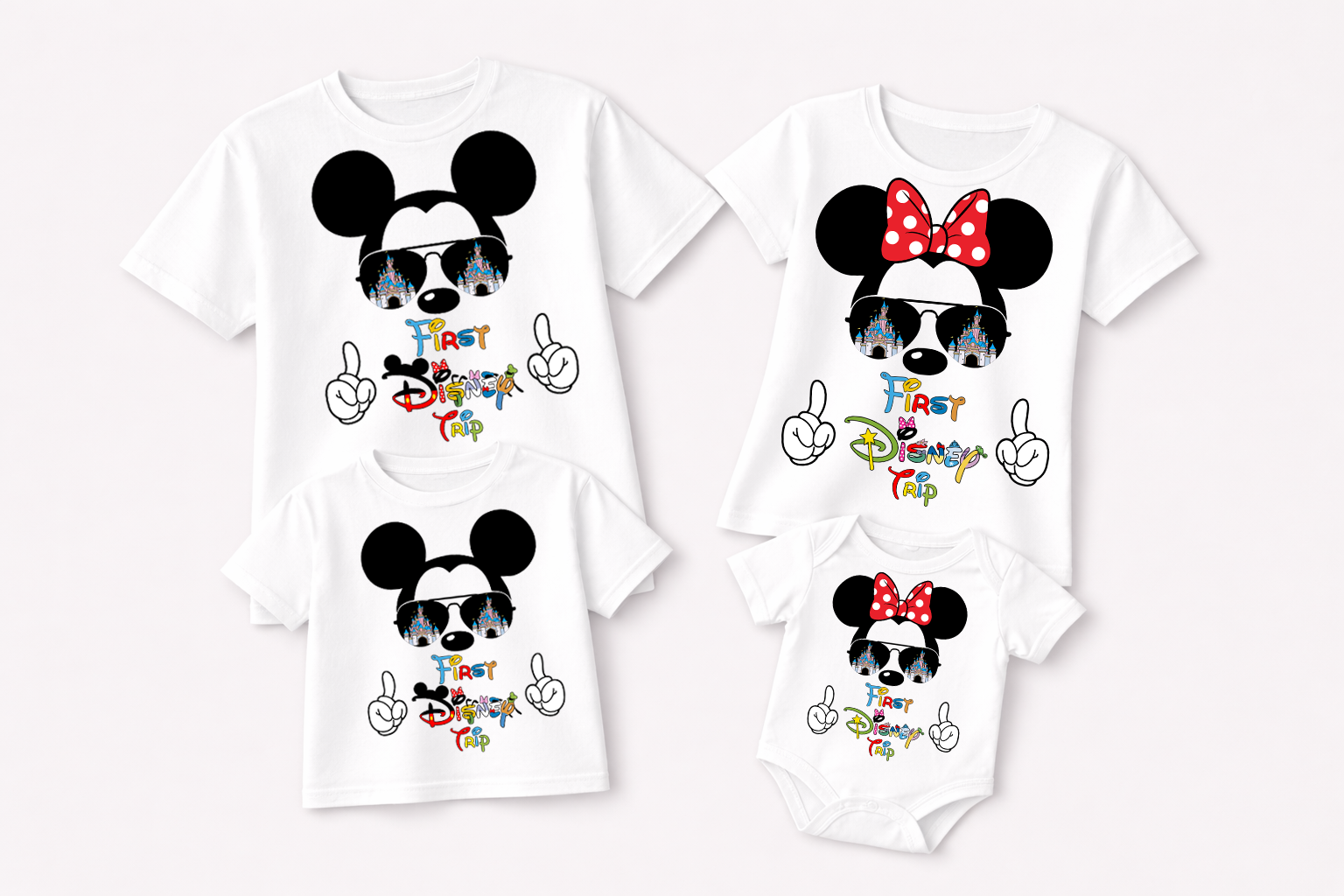 First Disney Trip Shirt – Magical Family Vacation Tee for Kids & Adults
