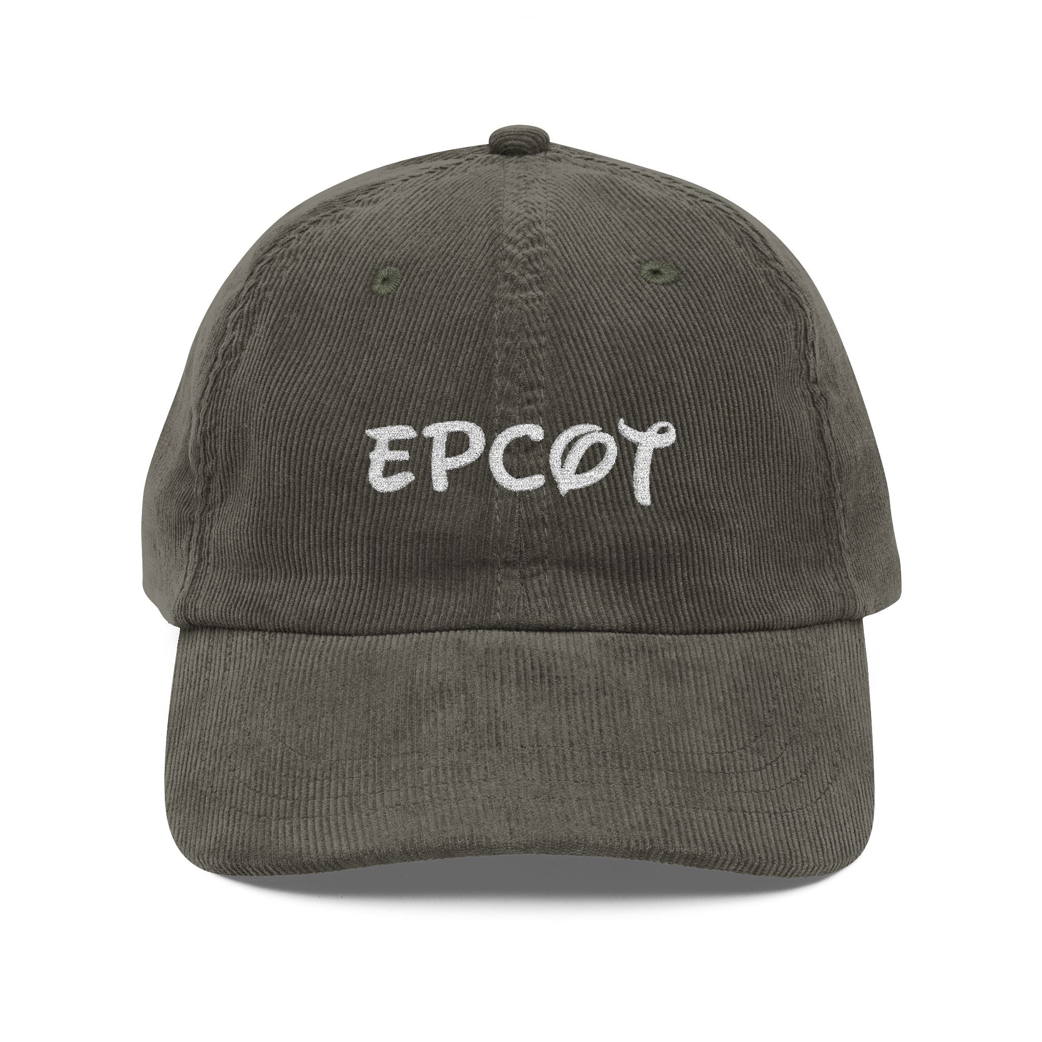 Disney Character Font Custom Name Corduroy Cap, Personalized Disneyland Embroidered Hat, Vintage Disney Font Hat, Custom Text Disney Cap, Embroidered Disneyland Gift