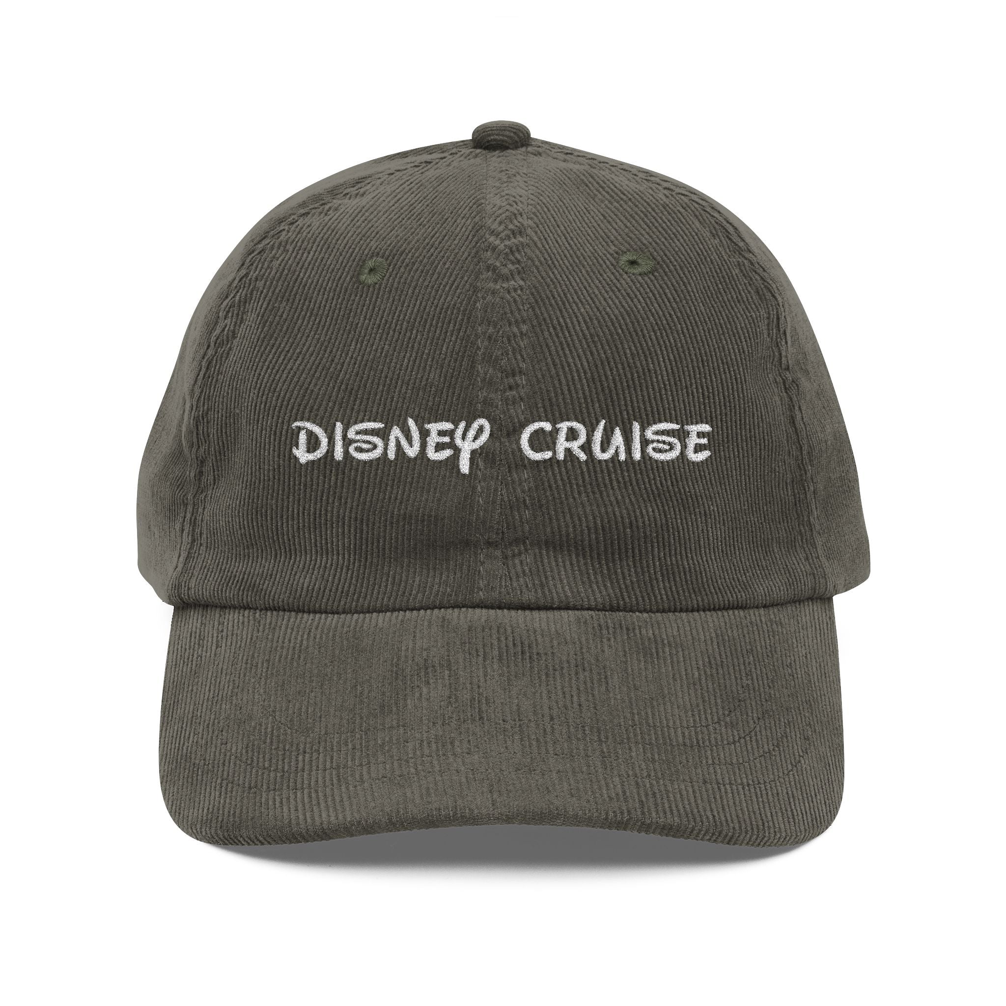 Disney Character Font Custom Name Corduroy Cap, Personalized Disneyland Embroidered Hat, Vintage Disney Font Hat, Custom Text Disney Cap, Embroidered Disneyland Gift