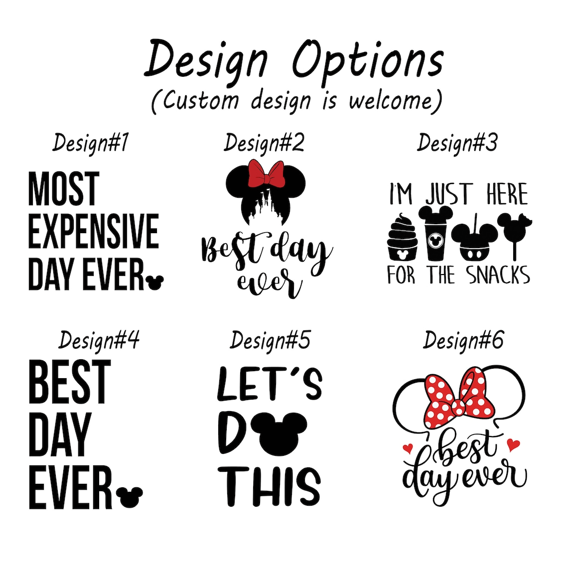 Funny Disney Shirts for Family 2026 | Matching Vacation Tees