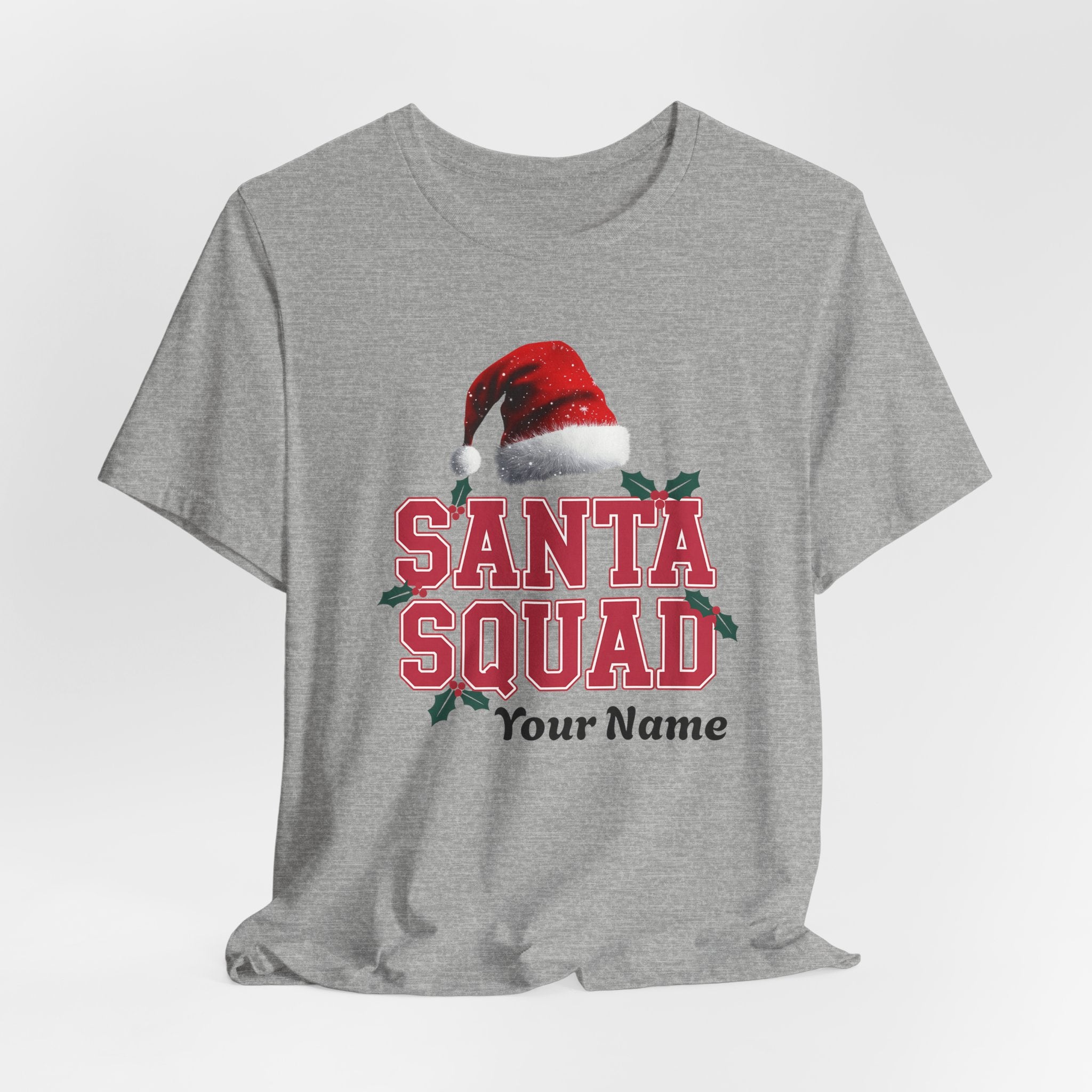 Santa Squad Matching Custom Shirt | Personalized Family Christmas Shirts | Custom Name Holiday Tee | Matching Christmas Outfit | Christmas Crew Shirt