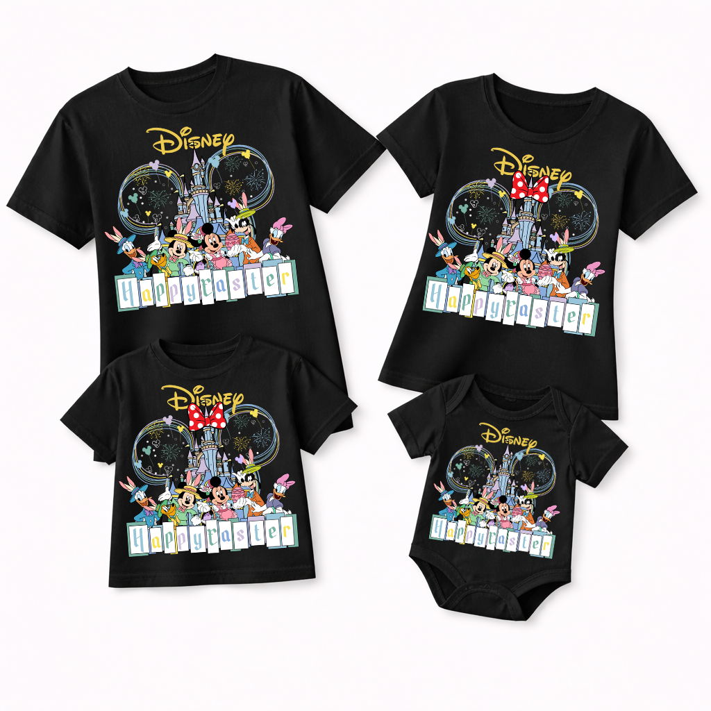 Happy Easter Disney Matching Family Shirts – Bunny Disney Family Easter Vacation Tees