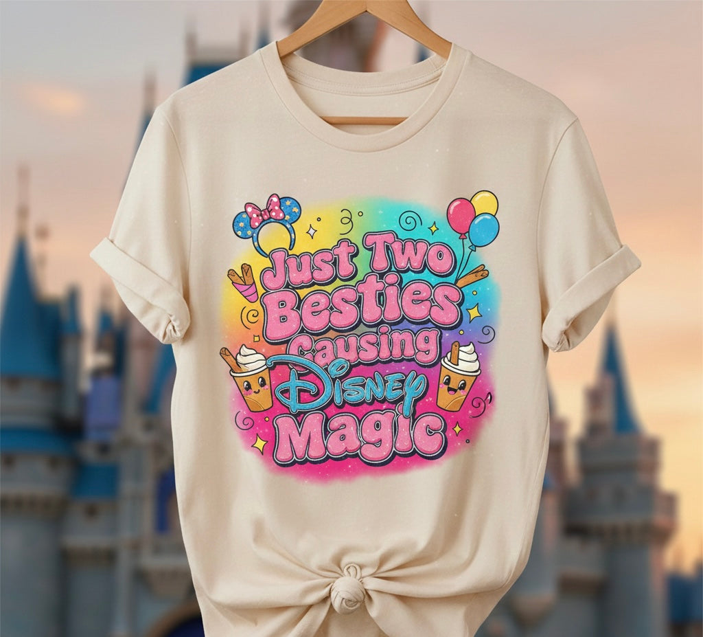 Just Two Besties Causing Disney Magic