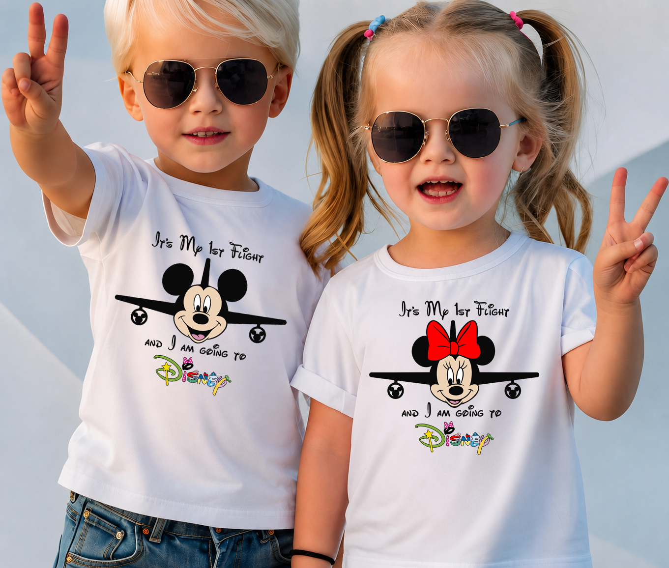 It's My First Flight And I Am Going To Disney Shirt