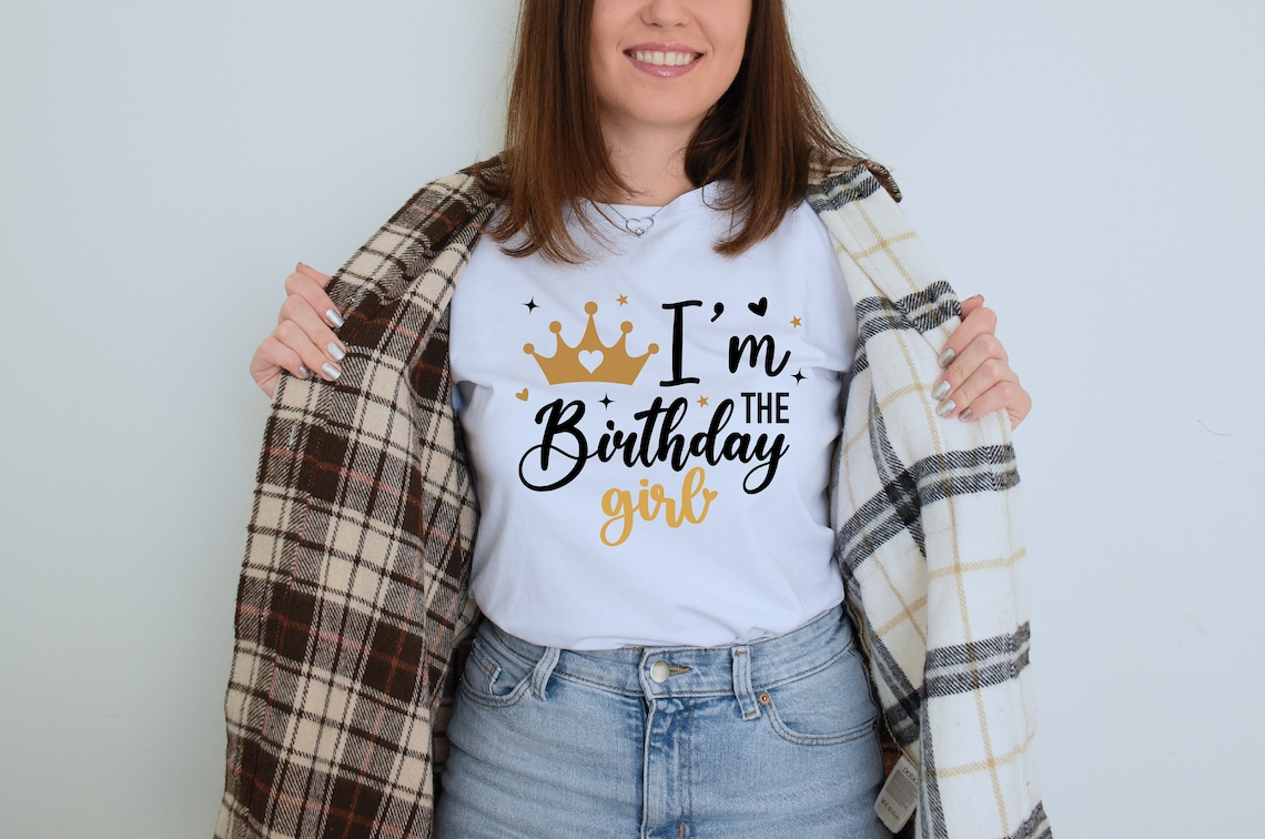 Matching Birthday Girl Family Shirts | Birthday Girl, Mom Dad & Family Matching T-Shirts | Birthday Party Outfit