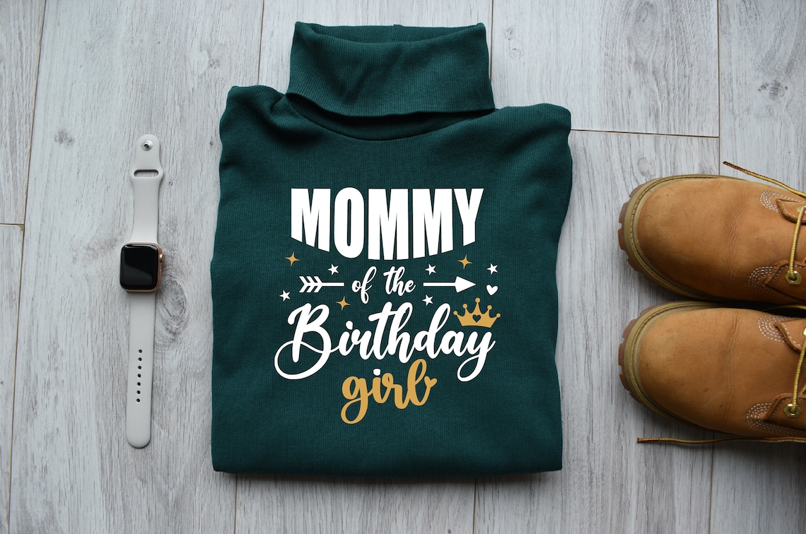 Matching Birthday Girl Family Shirts | Birthday Girl, Mom Dad & Family Matching T-Shirts | Birthday Party Outfit