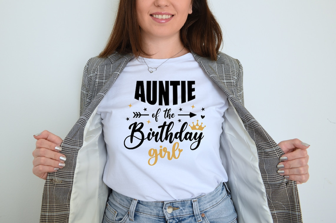 Matching Birthday Girl Family Shirts | Birthday Girl, Mom Dad & Family Matching T-Shirts | Birthday Party Outfit