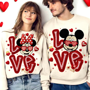 Mickey And Minnie Valentines Shirt​