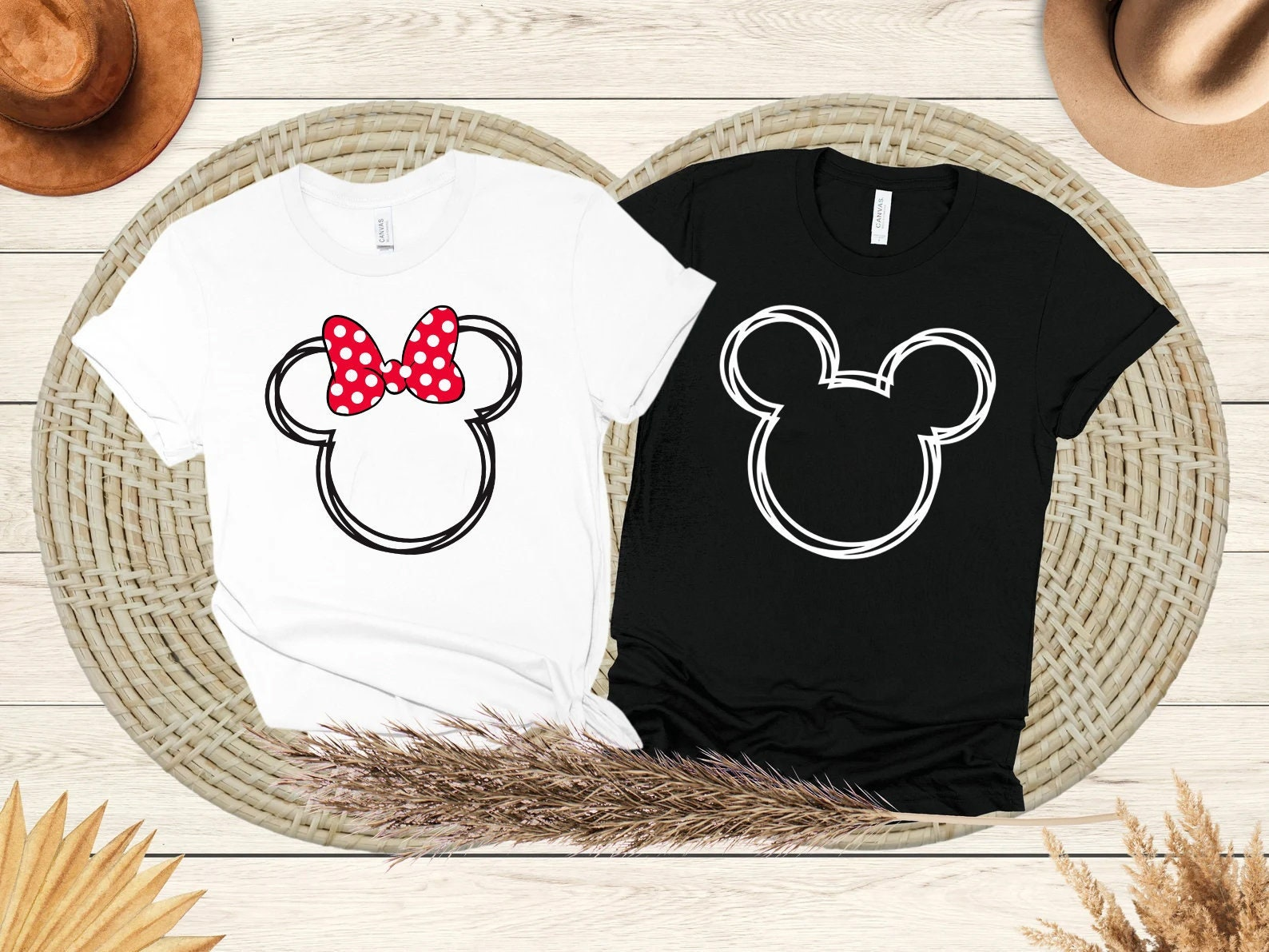 Mickey & Minnie Mouse Couple Shirt – Custom Disney Family Matching Vacation Tee