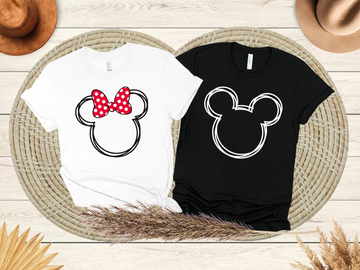 Mickey & Minnie Mouse Couple Shirt – Custom Disney Family Matching Vacation Tee