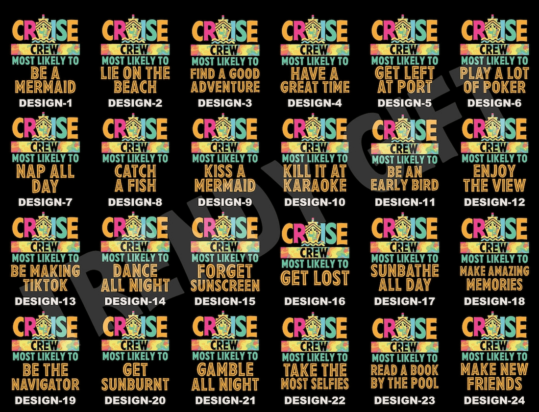 Most Likely To Cruise Crew Shirts 