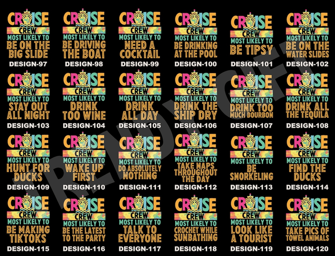 Most Likely To Cruise Crew Shirts 2026– Custom Funny Family Matching Tees