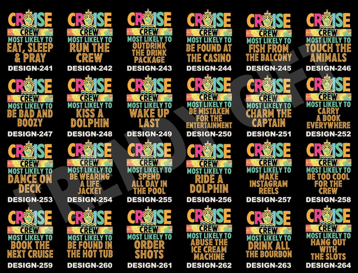Most Likely To Cruise Crew Shirts 2026– Custom Funny Family Matching Tees