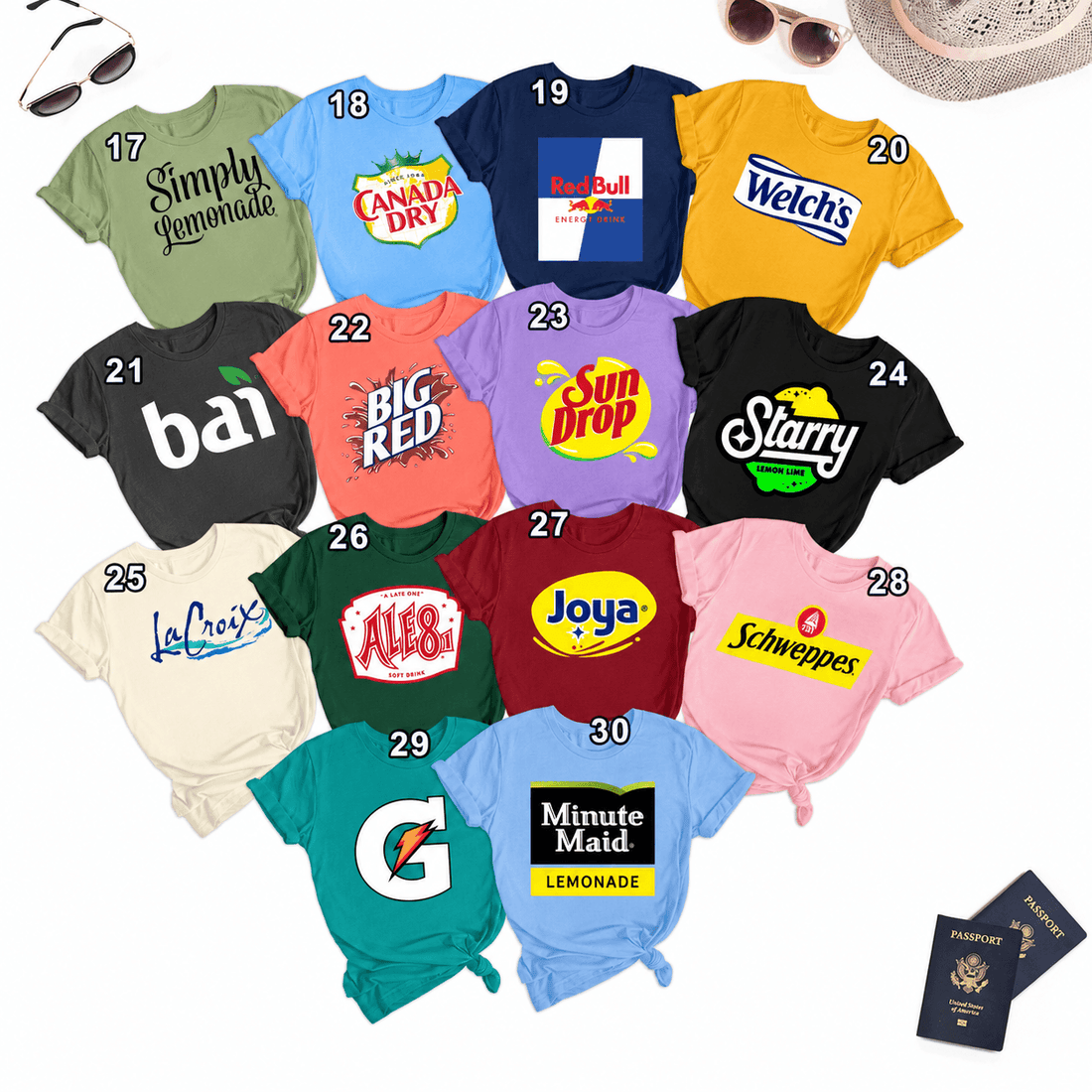 Soda Drinks Group Halloween Shirt 