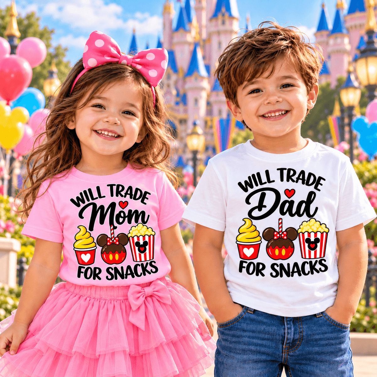 Will Trade Brother & Sister For Snacks Disney Shirts 2026