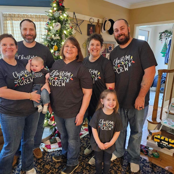 Christmas Crew Shirt, Family Christmas Shirt, Family Christmas Shirts, Christmas T Shirt, Toddler Christmas Shirt, Holiday Shirt